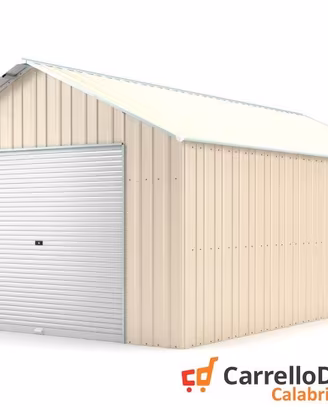 Baracca cantiere box 438x724 con saracinesca beige