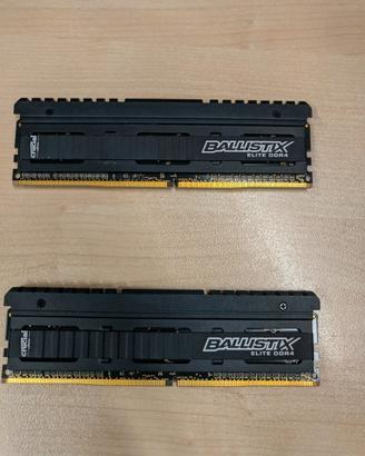RAM DDR4 Crucial Ballistix Elite(8GBX2) 4000 mhz