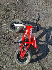 Bici da bimbo 2-4 anni ruote 12 pollici rosso