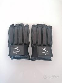 Mezzi guanti cuoio box kickboxing mma Domyos Decat