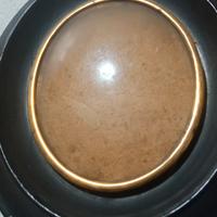 Cornice di legno nero con filo oro . 14x17