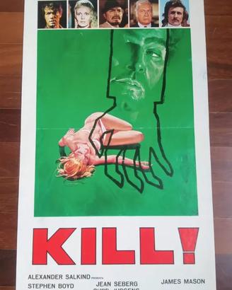 Kill! Locandina originale prima edizione italiana