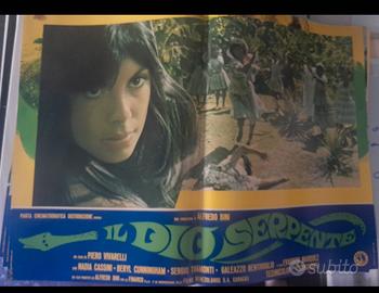 fotobusta film  il  dio serpente 