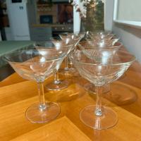 Set bicchieri champagne in cristallo