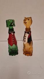 Bottiglie anni 60 cane&gatto