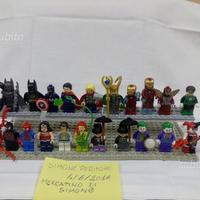 LEGO SUPERHERO Minifigures MARVEL E DC ORIGINALI