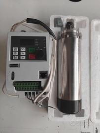 motore-mandrino con supporto e inferte