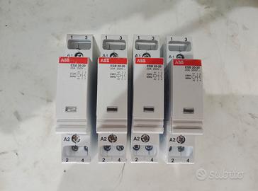 4x contattore ABB ESB 20-20 20A 250V