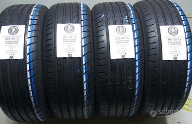 4 GOMME 205 55 16 DUNLOP A77046