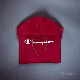Champion felpa vintage bordeaux unisex - taglia M