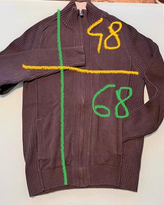 Cardigan marrone