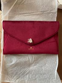 Pochette swarovski bordeaux