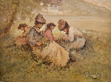 Quadro a olio su tela 