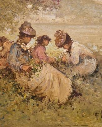 Quadro a olio su tela