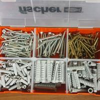 Fischer set tasselli e viti 175pz