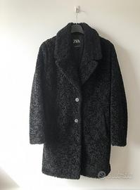 Cappotto Teddy Zara - Nero - Taglia S
