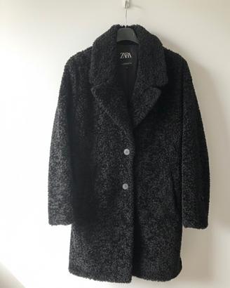 Cappotto Teddy Zara - Nero - Taglia S