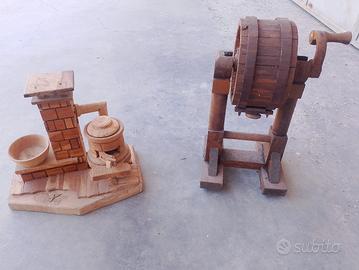 Oggetti artigianali in legno