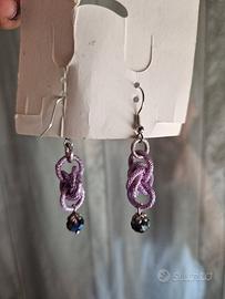 Orecchini pendenti bigiotteria 