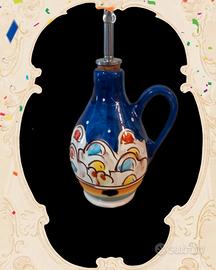 oliera vietrese ceramica dipinta a mano