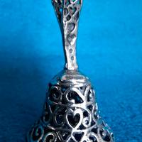 Campanello vintage in argento 800.