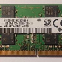 Ram ddr4 16GB M471A2K43DB1-CTD per notebook