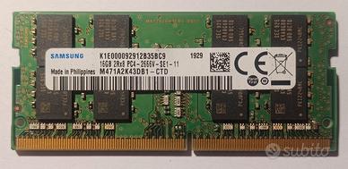 Ram ddr4 16GB M471A2K43DB1-CTD per notebook