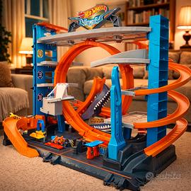 Mega Garage Squalo Hot Wheels (Hotwheels) Nuovo