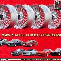 4 pz. cerchi BMW BBS x spoke 7x15 ET20 M3 E30 5 E1