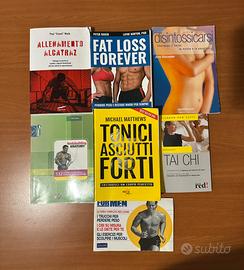 Lotto libri ginnastica e allenamento