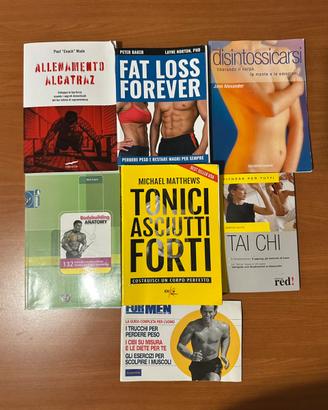 Lotto libri ginnastica e allenamento