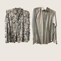 Lotto 2 camicie uomo lino e cotone taglia S / 40