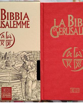 Bibbia Gerusalemme tela rossa Nuova Traduzione