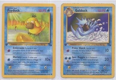Carte Pokèmon - Creature - Psyduck e Golduck