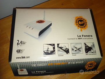 Fon la fonera connessione Wi-Fi modem router