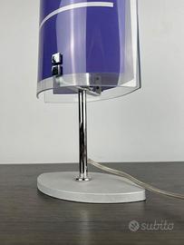 LAMPADA DA TAVOLO DI MURANO COLORE VIOLA 