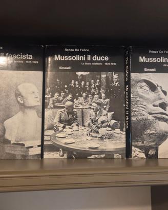 Opera completa / Volumi biografia "Mussolini" di R