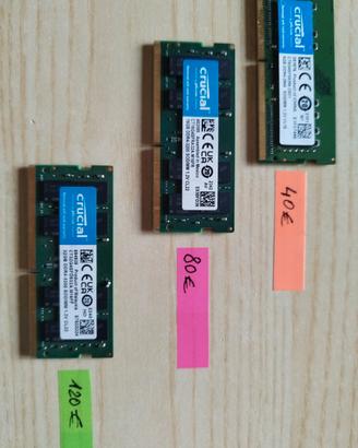 Crucial DDR4 8/16/32 GB