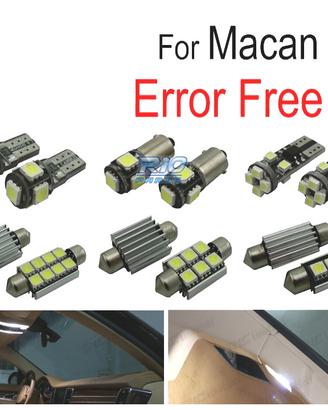 KIT 10 LAMPADE LED INTERNE PER PORSCHE MACAN S TUR