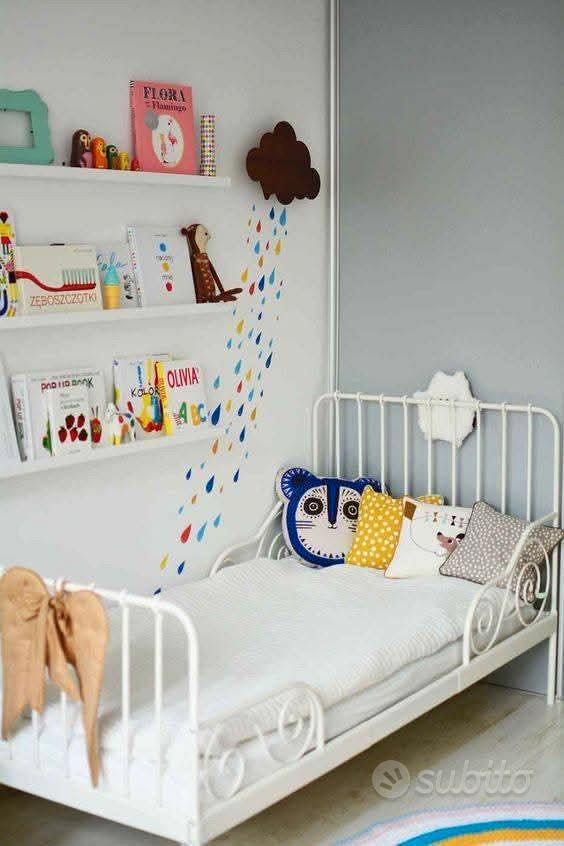 Lettino MINNEN IKEA bianco in acciaio Arredamento e Casalinghi