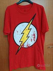 t shirt rossa/ the flash / tg L