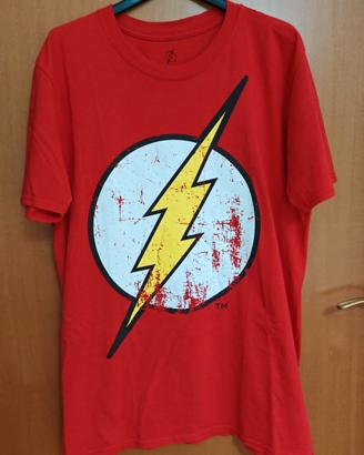 t shirt rossa/ the flash / tg L