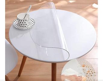 tovaglia PVC trasparente rotonda 130cm