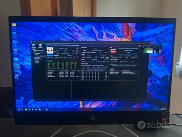 HP All-in-One 24" Ryzen 5 8GB RAM SSD+HDD – Wi 11
