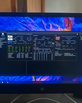 HP All-in-One 24" Ryzen 5 8GB RAM SSD+HDD – Wi 11