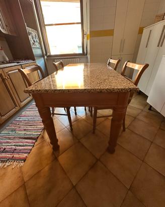 Tavolo da cucina in legno massello
