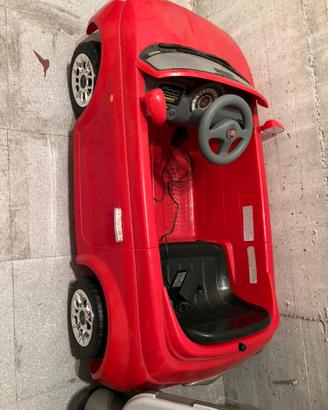 Macchina 500 elettrica bimbi + quad barbie elettr