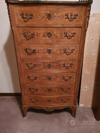 Cassettiera in legno