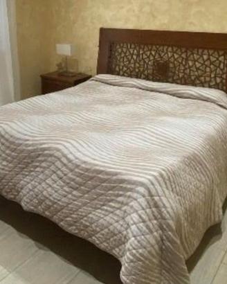 Letto bruno piombini Modigliani legno massello 