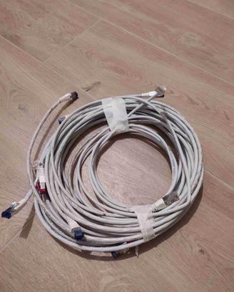 Lotto 5 Cavi Ethernet Professionali R&M Cat 6/6A
